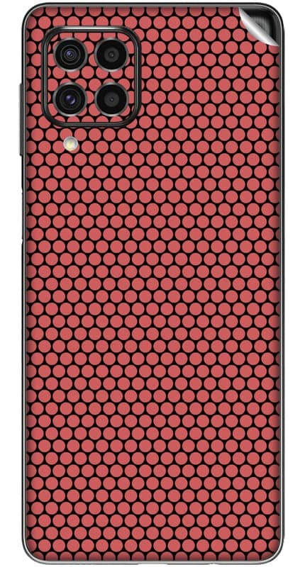 You are currently viewing SILKWRAPS® Printed Matte Finish Vinyl Mobile Wrap Compatible with Samsung Galaxy M33 5G Skin Sticker Protector- Red-Polkadots-Pattern-259 (ONLY Back and Camera Part)