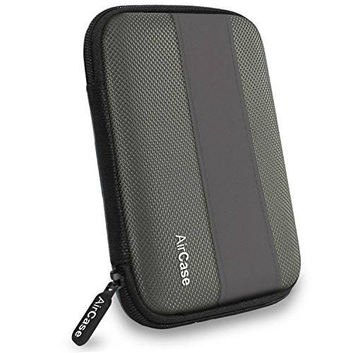 Read more about the article AirCase Rugged Hard Drive Case for 2.5-inch Western Digital, Seagate, Toshiba, Portable Storage Shell for Gadget Hard Disk USB Cable Power Bank Mobile Charger Earphone, Waterproof (Grey)