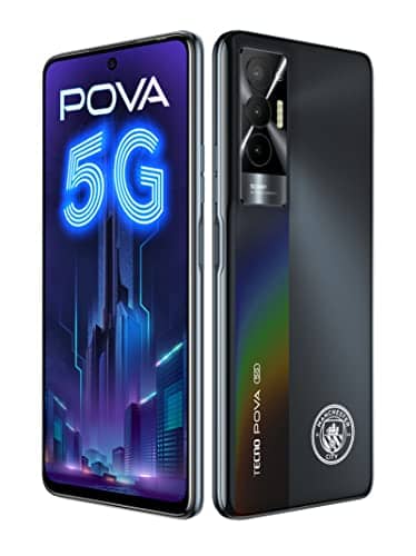 You are currently viewing Tecno POVA 5G (8GB RAM,128GB Storage) | FHD+ Screen | 6000mAh | 50MP AI Triple Rear Camera