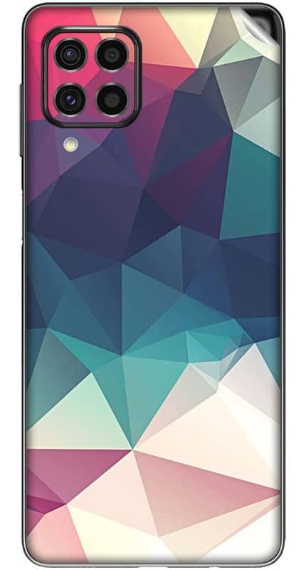 Read more about the article SILKWRAPS® Printed Matte Finish Vinyl Mobile Wrap Compatible with Samsung Galaxy M33 5G Skin Sticker Protector- Geometric-Pattern-230 (ONLY Back and Camera Part)