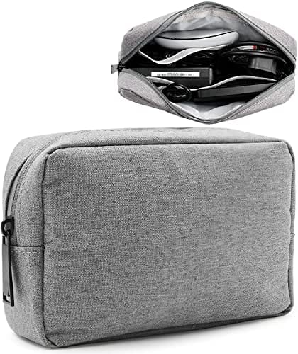 Read more about the article SoloTravel Gadget Organizer Case Electronic Accessories Organizer Bag Tech Kit Organizer Travel Organizer for Cables Charger Power Cord Power Bank Hard Disk Pouch (Grey Color)