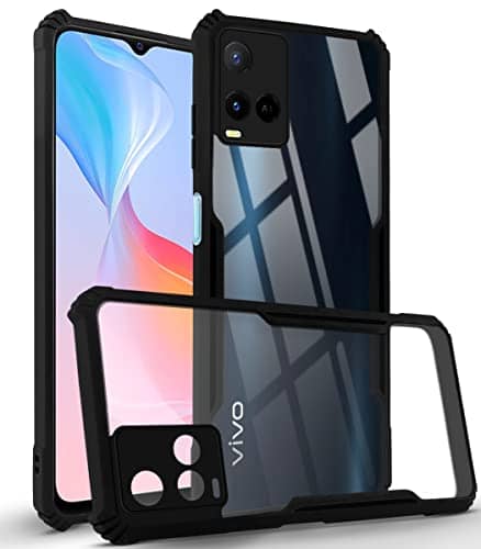 You are currently viewing Jkobi Back Cover Case for Vivo Y21 2021 (Crystal Glass Back | Camera Protection | Shockproof Bumpers | Professional Black)