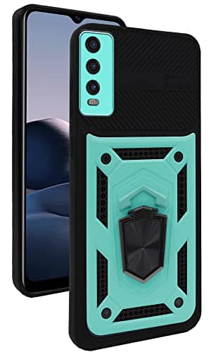 You are currently viewing Jkobi Back Cover Case for Vivo Y20 2021 (Hybrid Armor Bumper Kickstand Shockproof with Camera Protection | Light Green)