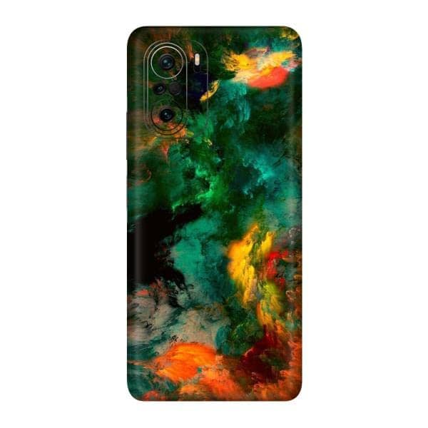 You are currently viewing Gadget Gear Vinyl Skin Back Sticker Multi Water Color (93) Mobile Skin Compatible with Xiaomi Mi 11X Pro (Only Back Panel Coverage Sticker)