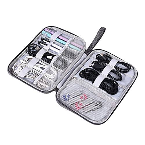 You are currently viewing BESTOTTAM Travel Electronic Organizer Bag Cable Organizer Case Portable Digital Storage Bag for Electronic Accessories USB Cables, Power Bank, SD Card