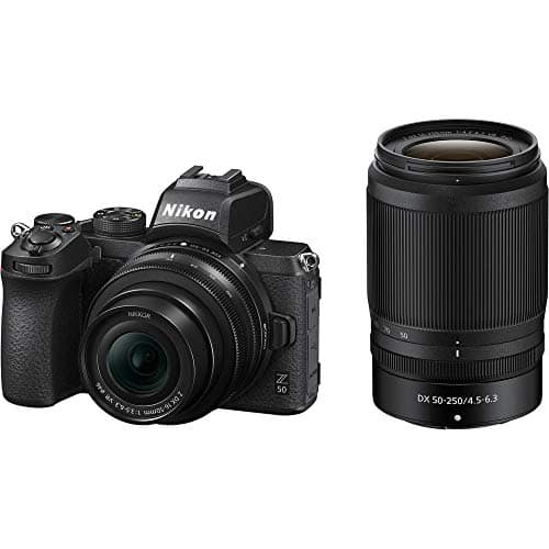 You are currently viewing Nikon Z50 Mirrorless Camera with Z DX 16-50mm f/3.5-6.3 VR & Z DX 50-250mm f/4.5-6.3 VR Lens with Additional Battery