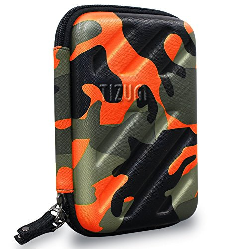 You are currently viewing Tizum Portable Electronic Travel Gadgets & Accessories Organizer Multipurpose Pouch, Rugged Travel Friendly (Camouflage Orange)