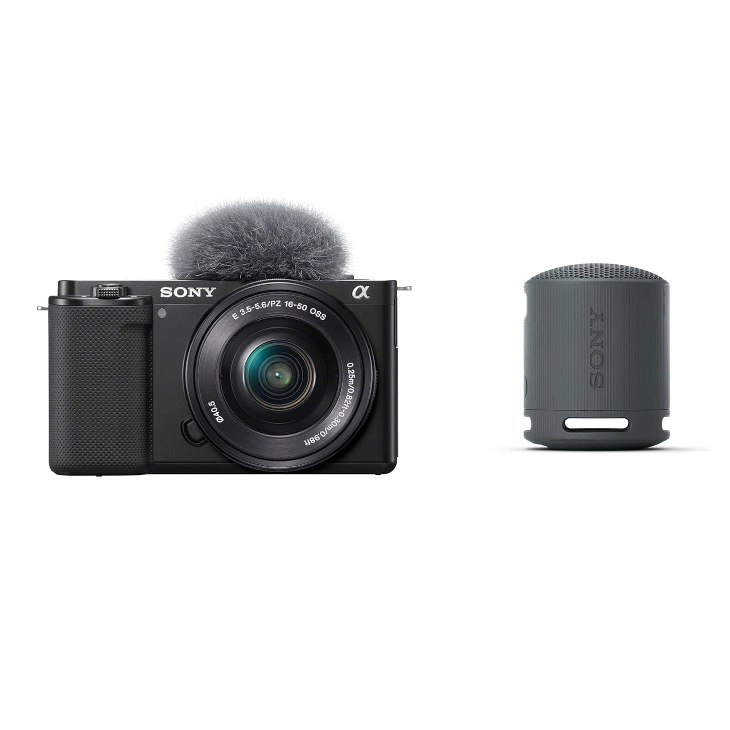 Read more about the article Sony Alpha ZV-E10L APS-C Camera (16-50mm Lens) with Wireless Bluetooth Speaker (SRS-XB100) | 24.2 MP vlog Camera | Made for Creators | Advanced Autofocus | Clear Audio & 4K Movie Recording – Black