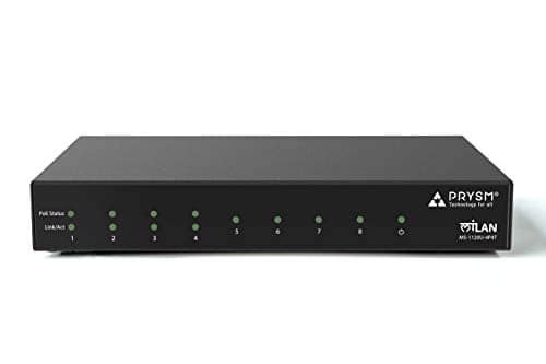 You are currently viewing PRYSM Milan 8-Port 10/100Mbps 4 POE Ethernet Switch |Plug and Play | Desktop |Fanless |Metal SOHO |Made in India | MS-1120U-4P4T