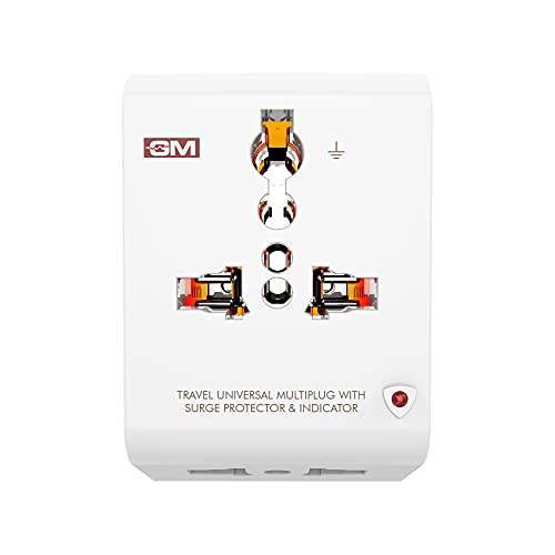 Read more about the article GM 3012 3 Pin Travel Universal MultiPlug with Surge Protector & Indicator