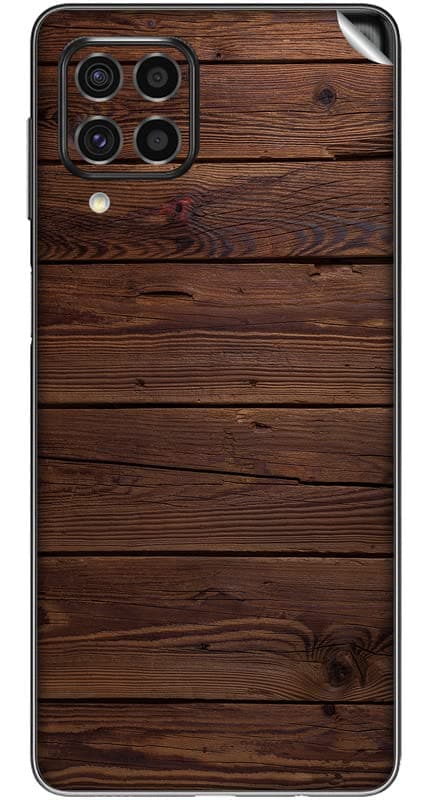 You are currently viewing SILKWRAPS® Printed Matte Finish Vinyl Mobile Wrap Compatible with Samsung Galaxy M33 5G Skin Sticker Protector- Wooden-Abstract-259 (ONLY Back and Camera Part)