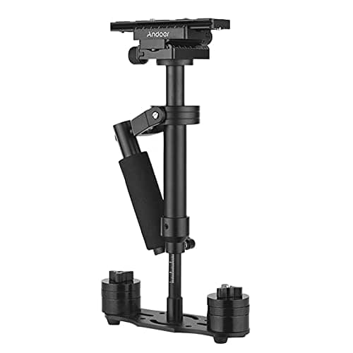 You are currently viewing Professional Handheld Camera Gimbal Stabilizer with Quick Release Plate 1/4 Inch Screw for DSLR DV Video Cameras Camcorders Max. Load Capacity 1.5KG-POOWE