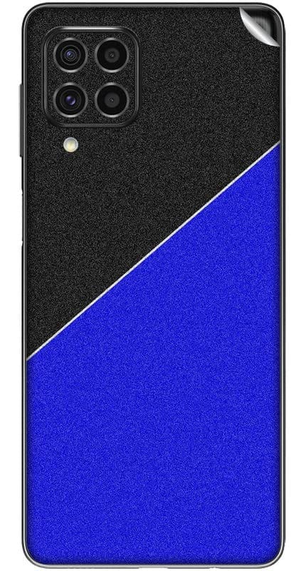 Read more about the article SILKWRAPS® Printed Matte Finish Vinyl Mobile Wrap Compatible with Samsung Galaxy M33 5G Skin Sticker Protector- Black-Blue-Color-Tilt-38 (ONLY Back and Camera Part)