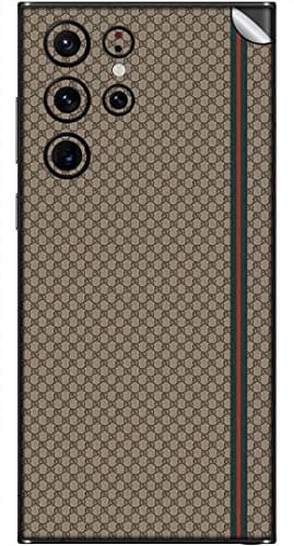 You are currently viewing SILKWRAPS® Printed Matte Finish Vinyl Mobile Wrap Compatible with Samsung Galaxy S22 Ultra 5G Skin Sticker Protector- Honeycomb-Color-Stripes-25 (ONLY Back and Camera Part)