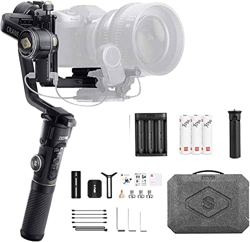 You are currently viewing zhi yun Crane 2S 3-Axis Handheld Gimbal Stabilizer for DSLR and Mirrorless Camera Professional Video Equipment- Multicolor