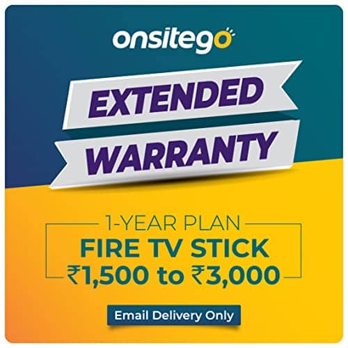 You are currently viewing Onsitego 1 Year Extended Warranty for Firestick Rs.1500 to 3000 (Email Delivery)