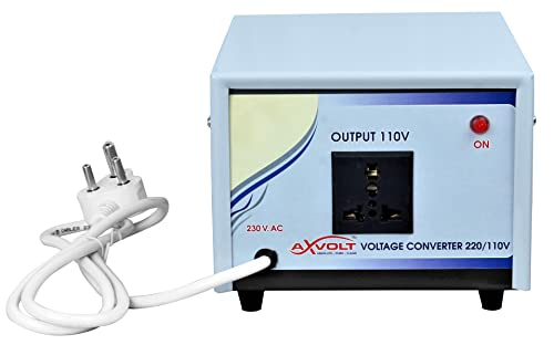 Read more about the article AXVOLT Crysta 2000W Step Down 220V to 110V Voltage Converter for US Appliances Used in India Grey