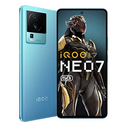 You are currently viewing iQOO Neo 7 5G (Frost Blue, 8GB RAM, 128GB Storage) | Dimensity 8200, only 4nm Processor in The Segment | 50% Charge in 10 mins | Motion Control & 90 FPS Gaming