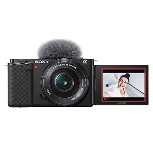 You are currently viewing Sony Alpha ZV-E10L 24.2 Mega Pixel Interchangeable-Lens Mirrorless vlog Optical zoom Camera with 16-50mm Lens,for Creators(APS-C Sensor,Advanced Autofocus,Clear Audio,4K Movie Recording)-Black,Compact