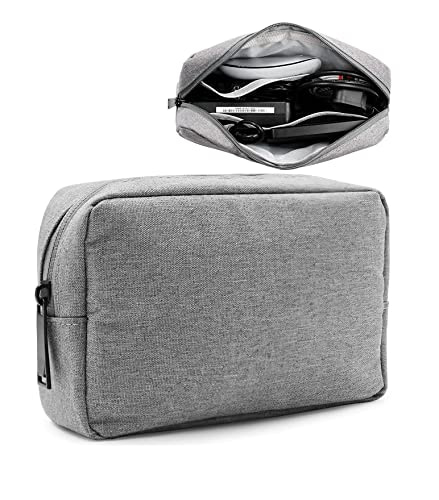 Read more about the article FASHOLIC Gadget Organizer Case Electronic Accessories Organizer Bag Tech Kit Organizer Travel Organizer for Cables Charger Power Cord Power Bank Hard Disk Pouch (Grey Color)