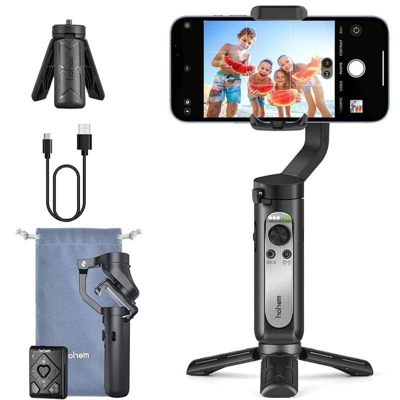 You are currently viewing Drumstone X2 3-Axis Gimbal Stabilizer for Smartphone – Handheld Phone Gimbal w/Remote Auto Inception Dolly Zoom Foldable Gimbal Compatible All Smartphones for YouTube Vlog