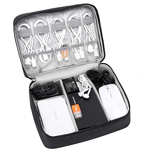 You are currently viewing EZLOOT Universal Digital Electronic Accessories Organizer Cable Storage Gadget Tools Box Pouches (Black)