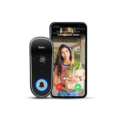 You are currently viewing Qubo Smart WiFi Wireless Video Doorbell from Hero Group | Instant Visitor Video Call on Phone | Intruder Alarm System | 1080P FHD Camera | 2-Way Talk | Works with Alexa & Google | 36 Chime Tunes