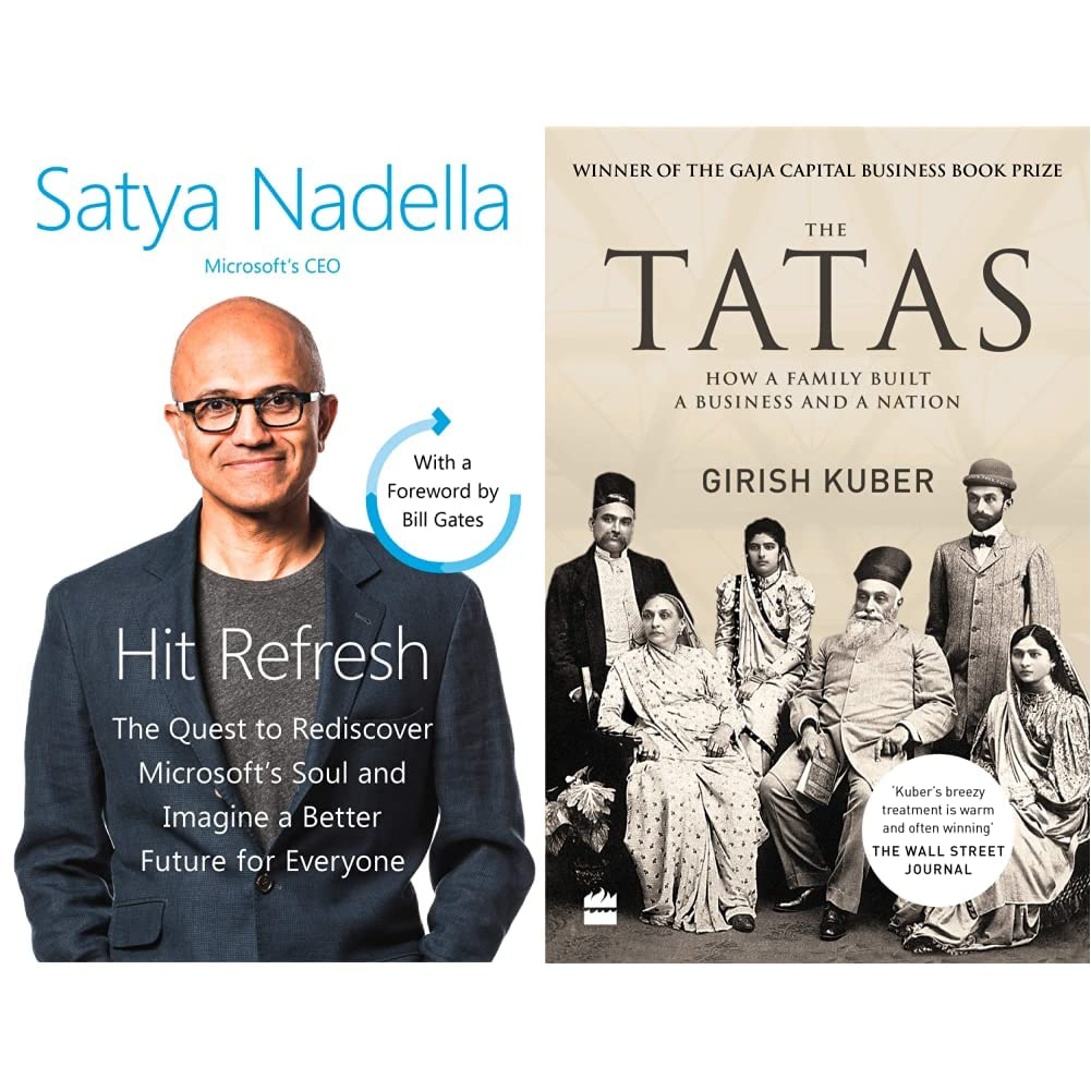 You are currently viewing Hit Refresh : A Memoir by Microsoft’s CEO & The Tatas: How a Family Built a Business and a Nation