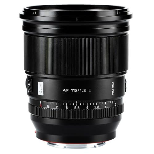 You are currently viewing VILTROX 75mm f/1.2 E for Sony E Mount,75mm f1.2 APS-C Auto Focus Prime Lens for Sony E Mount Mirrorless Sony E-Mount Mirrorless Cameras A7M/R/S Series a7 a6700 a6500