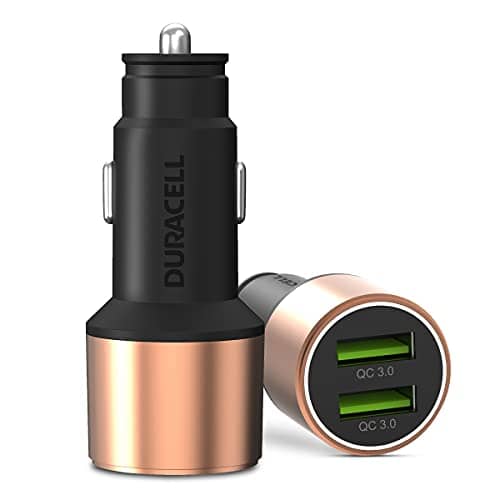 You are currently viewing Duracell 36W Qualcomm Certified Dual Port QC3.0, Quick Charge Dual USB Car Charger for Mobile, Smartphones, Tablets, Smartwatch & More – (Copper & Black)