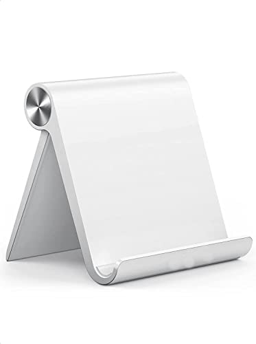 Read more about the article STRIFF UPH2W Multi Angle Tablet Stand. Holder for iPhone, Android, Samsung, OnePlus, Xiaomi. Portable,Foldable Stand.Perfect for Bed,Office, Home,Gift and Desktop (White)